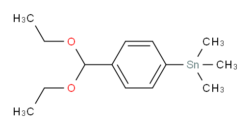 (4-(diethoxymethyl)phenyl)trimethylstannane