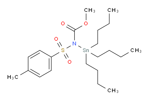 methyl tosyl(tributylstannyl)carbamate