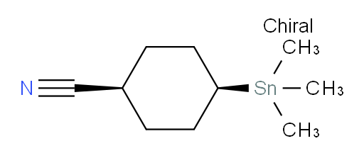 (1s,4s)-4-(三甲基锡基)环己烷氰基