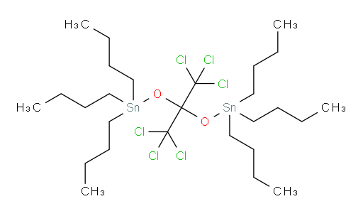 5,5,9,9-tetrabutyl-7,7-bis(trichloromethyl)-6,8-dioxa-5,9-distannatridecane
