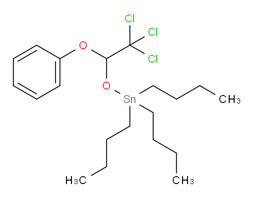 tributyl(2,2,2-trichloro-1-phenoxyethoxy)stannane