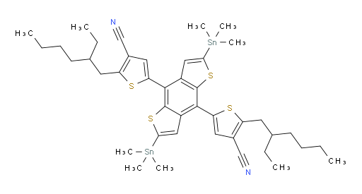 5,5'-(2,6-bis(trimethylstannyl)benzo[1,2-b:4,5-b']dithiophene-4,8-diyl)bis(2-(2-ethylhexyl)thiophene-3-carbonitrile)