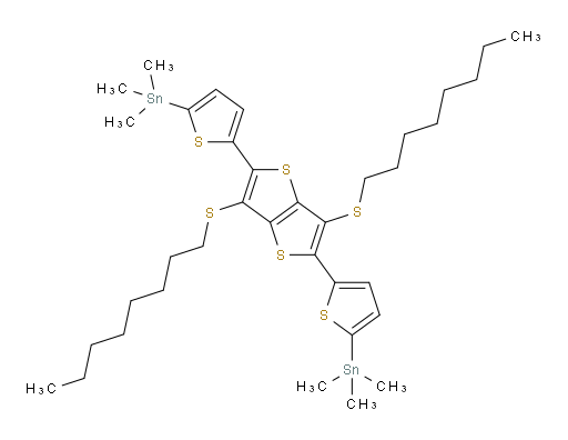 (5,5'-(3,6-bis(octylthio)thieno[3,2-b]thiophene-2,5-diyl)bis(thiophene-5,2-diyl))bis(trimethylstannane)