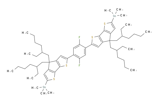 (6,6'-(2,5-difluoro-1,4-phenylene)bis(4,4-bis(2-ethylhexyl)-4H-cyclopenta[1,2-b:5,4-b']dithiophene-6,2-diyl))bis(trimethylstannane)