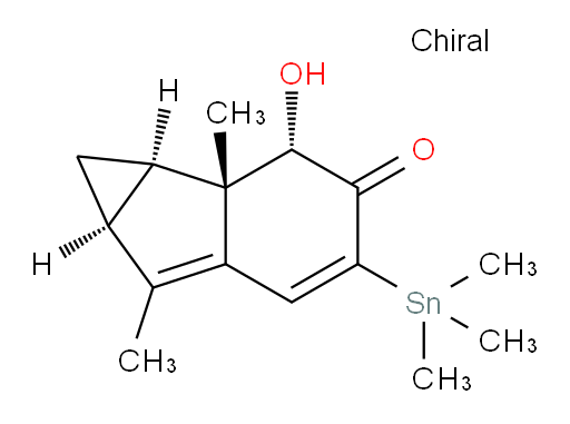 (1aR,1bS,2S,6aS)-2-hydroxy-1b,6-dimethyl-4-(trimethylstannyl)-1,1b,2,6a-tetrahydrocyclopropa[a]inden-3(1aH)-one