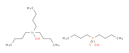 二丁基膦酰基硫基ic O-酸 复合物 三丁基羟基锡 (1:1)