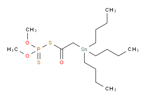 2-(tributylstannyl)acetic (O,O-dimethyl phosphorothioic) thioanhydride