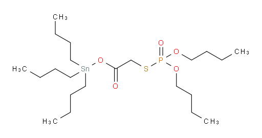 tributylstannyl 2-((dibutoxyphosphoryl)thio)acetate