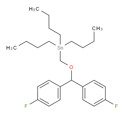 ((bis(4-fluorophenyl)methoxy)methyl)tributylstannane