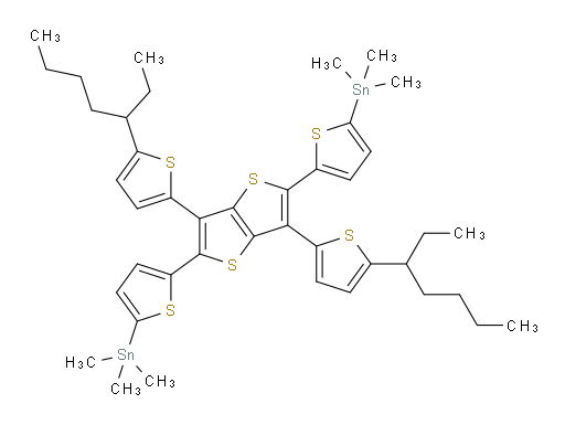 (5,5'-(3,6-bis(5-(heptan-3-yl)thiophen-2-yl)thieno[3,2-b]thiophene-2,5-diyl)bis(thiophene-5,2-diyl))bis(trimethylstannane)