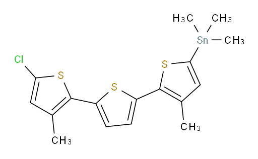 (5''-chloro-3,3''-dimethyl-[2,2':5',2''-terthiophen]-5-yl)trimethylstannane
