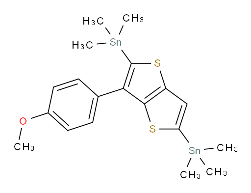 (3-(4-甲氧基苯基)噻吩并[3,2-b]噻吩-2,5-二基)双(三甲基锡烷)