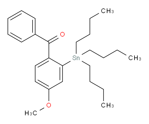 (4-methoxy-2-(tributylstannyl)phenyl)(phenyl)methanone