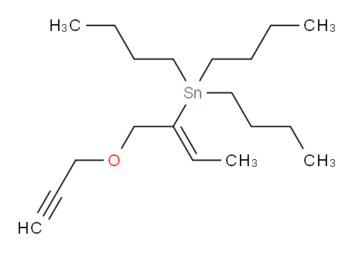 (Z)-三丁基(1-(丙-2-炔-1-氧基)丁-2-烯-2-基)锡烷