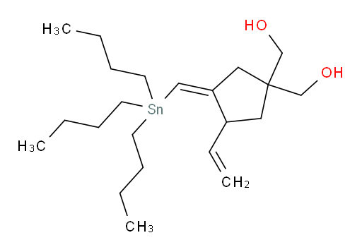 (Z)-(3-((三丁基锡基)亚甲基)-4-乙烯基环戊烷-1,1-二基)二甲醇