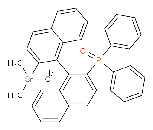 (R)-二苯基(2'-(三甲基锡基)-[1,1'-bi萘]-2-基)膦 氧化物