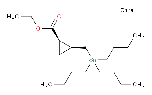 (1R,2S)-乙基 2-((三丁基锡基)甲基)环丙烷甲酸酯