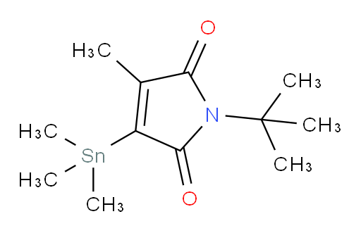 1-(叔丁基)-3-甲基-4-(三甲基锡基)-1H-吡咯-2,5-二酮