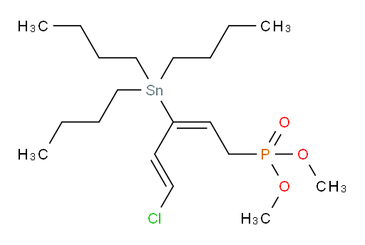 dimethyl ((2E,4E)-5-chloro-3-(tributylstannyl)penta-2,4-dien-1-yl)phosphonate