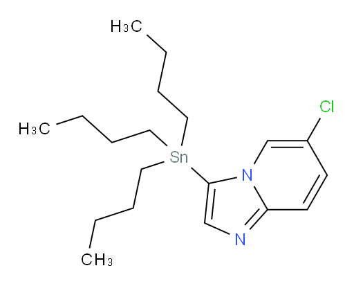 6-氯-3-(三丁基锡基)咪唑并[1,2-a]吡啶