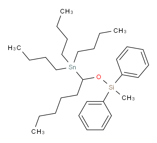 methyldiphenyl((1-(tributylstannyl)hexyl)oxy)silane