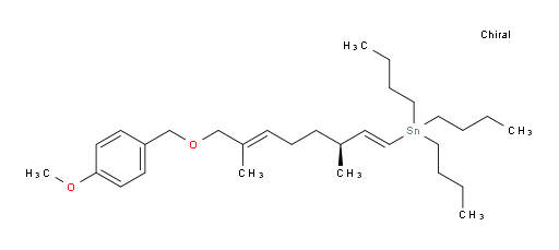 tributyl((S,1E,6E)-8-((4-methoxybenzyl)oxy)-3,7-dimethylocta-1,6-dien-1-yl)stannane