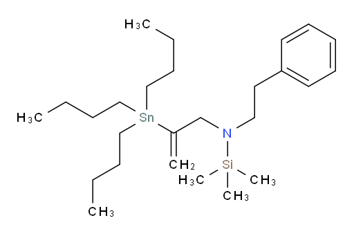 1,1,1-trimethyl-N-phenethyl-N-(2-(tributylstannyl)allyl)silanamine