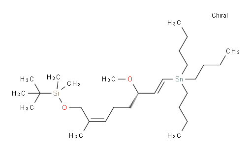 tert-butyl(((S,2Z,7E)-6-methoxy-2-methyl-8-(tributylstannyl)octa-2,7-dien-1-yl)oxy)dimethylsilane