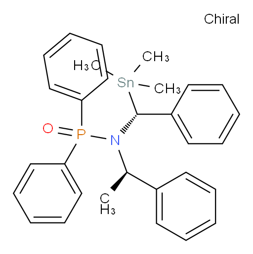 P,P-diphenyl-N-((R)-phenyl(trimethylstannyl)methyl)-N-((R)-1-phenylethyl)phosphinic amide