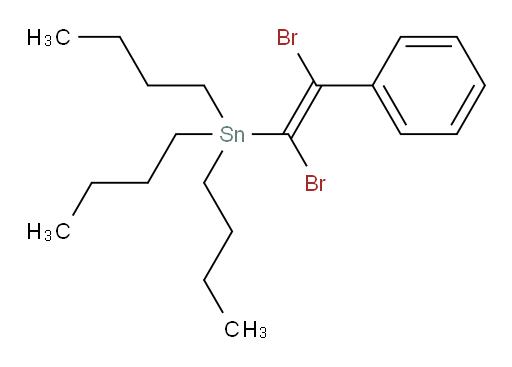 (Z)-tributyl(1,2-dibromo-2-phenylvinyl)stannane