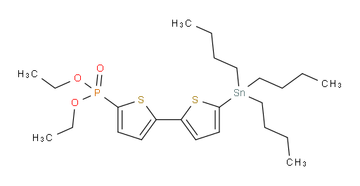 diethyl (5'-(tributylstannyl)-[2,2'-bithiophen]-5-yl)phosphonate