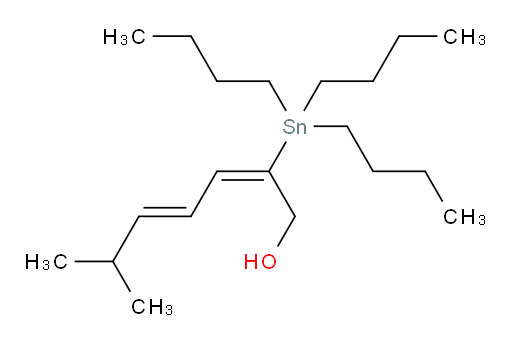 (2E,4E)-6-methyl-2-(tributylstannyl)hepta-2,4-dien-1-ol