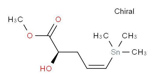 (R,Z)-methyl 2-hydroxy-5-(trimethylstannyl)pent-4-enoate