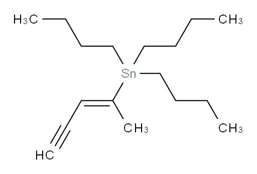 (E)-tributyl(pent-2-en-4-yn-2-yl)stannane