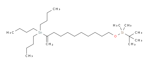 tert-butyldimethyl((10-(tributylstannyl)undec-10-en-1-yl)oxy)silane