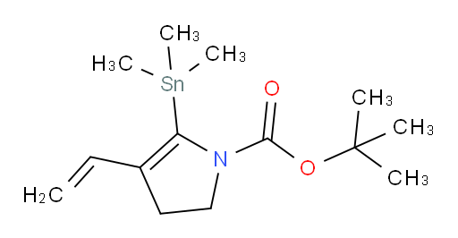tert-butyl 5-(trimethylstannyl)-4-vinyl-2,3-dihydro-1H-pyrrole-1-carboxylate
