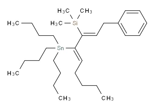 trimethyl((2Z,4Z)-1-phenyl-4-(tributylstannyl)nona-2,4-dien-3-yl)silane