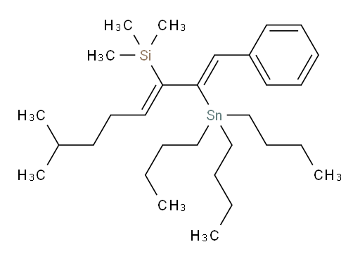trimethyl((1Z,3Z)-7-methyl-1-phenyl-2-(tributylstannyl)octa-1,3-dien-3-yl)silane