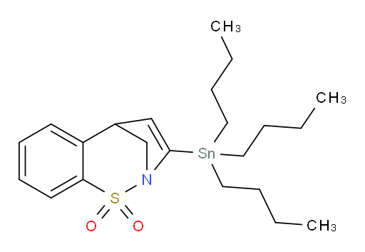 3-(tributylstannyl)-5H-2,5-methanobenzo[f][1,2]thiazepine 1,1-dioxide