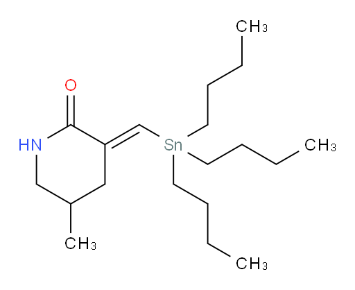 (E)-5-methyl-3-((tributylstannyl)methylene)piperidin-2-one