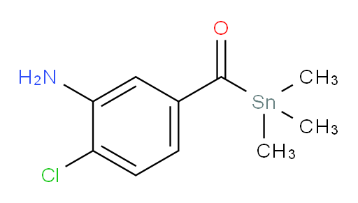 (3-amino-4-chlorophenyl)(trimethylstannyl)methanone