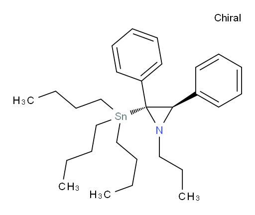 (2R,3R)-2,3-diphenyl-1-propyl-2-(tributylstannyl)aziridine