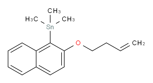 (2-(but-3-en-1-yloxy)naphthalen-1-yl)trimethylstannane