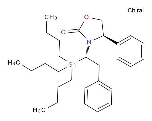 (R)-4-phenyl-3-((S)-2-phenyl-1-(tributylstannyl)ethyl)oxazolidin-2-one
