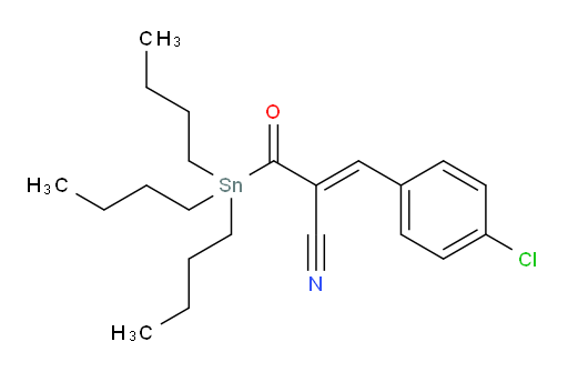 (E)-3-(4-chlorophenyl)-2-((tributylstannyl)carbonyl)acrylonitrile