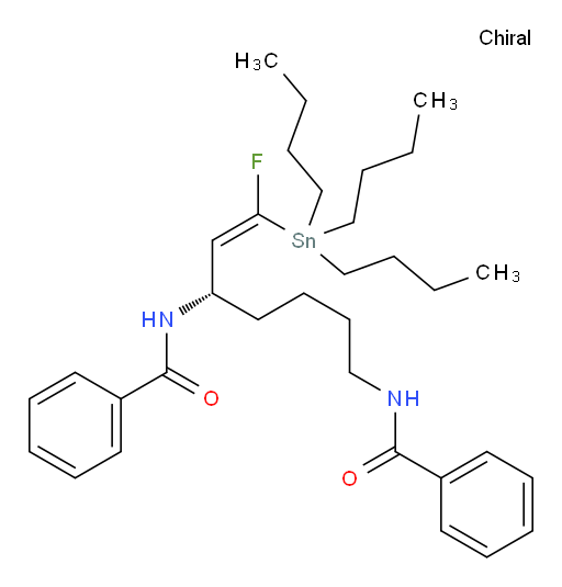 (S,Z)-N,N'-(7-氟-7-(三丁基锡基)庚-6-烯-1,5-二基)二苯甲酰胺