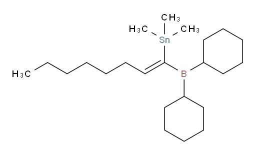 (Z)-(1-(dicyclohexylboryl)oct-1-en-1-yl)trimethylstannane