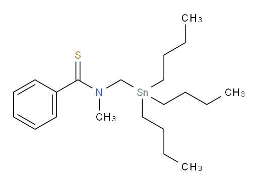 N-methyl-N-((tributylstannyl)methyl)benzothioamide