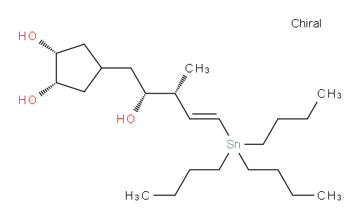 (1R,2S)-4-((2R,3R,E)-2-hydroxy-3-methyl-5-(tributylstannyl)pent-4-en-1-yl)cyclopentane-1,2-diol