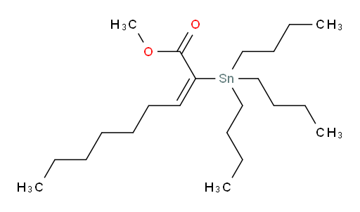 (E)-methyl 2-(tributylstannyl)non-2-enoate